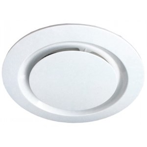 Bathroom Fan Round Fascia - White